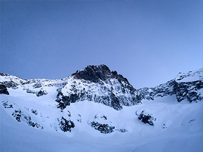 Face N de la Pointe du Vallon des Etages